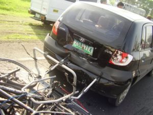 تجربه تصادف با باربند دوچرخه صندوقی
